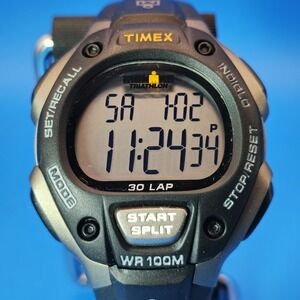 Timex 2010 Ironman Triathlon Indiglo 40mm Mens Quartz Digital Sports Watch